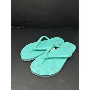 Old Navy Flip Flops Shoes Womens‎ 9 Blue Lightweight Beach Summer Vacation New